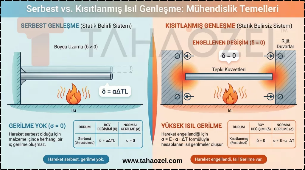 Görünmez Kuvvet: Isıl Gerilmeler (Thermal Stresses) Mukavemet 