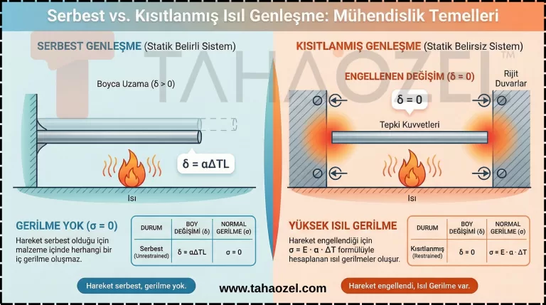 Görünmez Kuvvet: Isıl Gerilmeler (Thermal Stresses) Mukavemet 